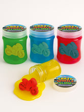 HOTKEI Crazy Wheels Slime for Kids 3 to 10 Years Stretchable Slime with Surprise Bike Eraser Inside Soft Non-Sticky DIY Slimy Fun Toy Birthday & Return Gift for Kids Girls & Boys Pack of 4