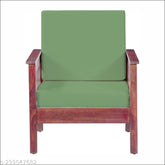 LAZI | Pista green Cushion over for wooden sofa on livebetterindia.com