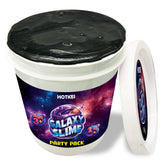 HOTKEI (1 Kg) Black Galaxy Slime for Kids DIY Fruit Scented Metallic Magic Toy Slimy Slime Gel Jelly Putty Art Toys Birthday Gift Box for Boys Girls 3 to 10 Years