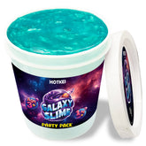 HOTKEI (1 Kg) Green Galaxy Slime for Kids DIY Fruit Scented Metallic Magic Toy Slimy Slime Gel Jelly Putty Art Toys Birthday Gift Box for Boys Girls 3 to 10 Years