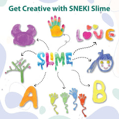SNEKI Slime Making Glue and Activator Kit Makes 30+ Slime for Kids above 3+ age