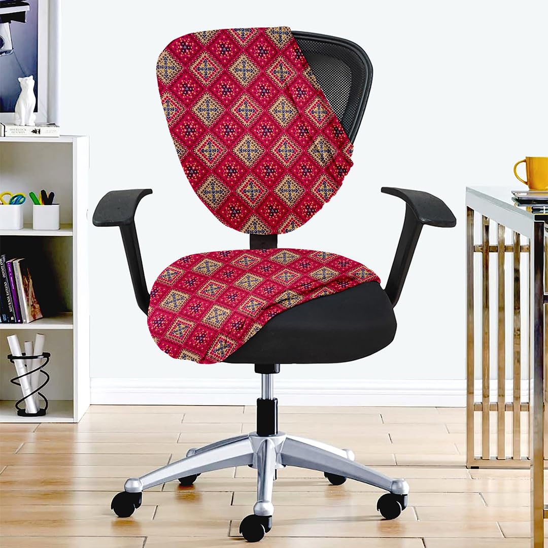 Hotkei | 2 peice Pink printed office cover on livebetterindia.com