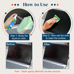 HOTKEI | How to use cleaning spray for digital screen on livebetterindia.com