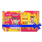 HOTKEI (Make 60+ Slime) Multicolor Scented DIY Magic Toy Slimy Slime Activator Glue Gel Jelly Putty Making kit Set Toy Birthday Gift for Boys Girls Kids Slime Making Kit 12 Glue & 3 Activator Bottle