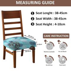 HOTKEI | Measuring guide for blue chair cover on livebetterindia.com