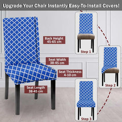 HOTKEI | Easy to install chair cover for dining chair on livebetterdia.com