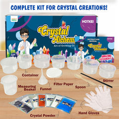HOTKEI Crystal Growing Science Experiment Kit DIY STEM project kit for kids