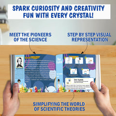 HOTKEI Crystal Growing Science Experiment Kit DIY STEM project kit for kids