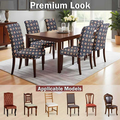 HOTKEI Graphic Printed Dining Chair Cover Stretchable Cushion Slipcover and Seat Protector