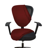 Hotkei | Maroon Office cover for chair on livebetterindia.com