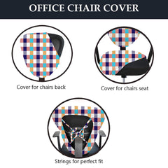 Hotkei | Backrest and cushion cover for office chair on livebetterindia.com