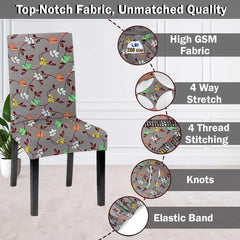 HOTKEI | Premium Floral printed chair cover on livebetterindia.com