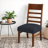 Hotkei | Dark grey dining chair base cover and protector on livebetterindia.com