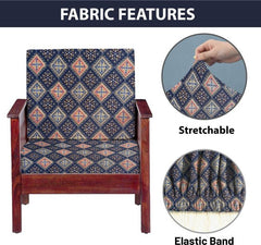 LAZI | Stretchable Fabric sofa cushion cover on livebetterindia.com