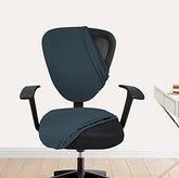 LAZI | Office chair cover in Grey color on livebetterindia.com