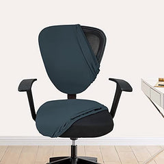 LAZI | Office chair cover in Grey color on livebetterindia.com