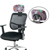 LAZI Floral Print Polyester Boss Chair Headrest Cover Chair Head Rest and Slipcover
