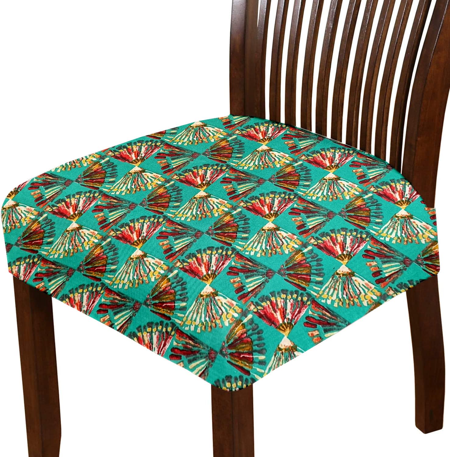 LAZI | Green dining chair seat cover on livebetterindia.com
