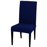 LAZI Navy Blue Dining Chair Seat Cover Slipcover for Dining Table chair Cover