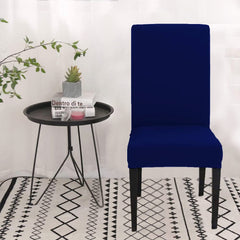 LAZI Navy Blue Dining Chair Seat Cover Slipcover for Dining Table chair Cover
