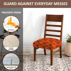 LAZI | Digital printed chair cushion cover protects from dirt and dust on livebetterindia.com