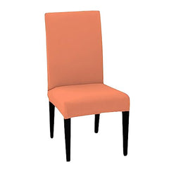 LAZI | Peach Dining chair cover for chair on livebetterindia.com