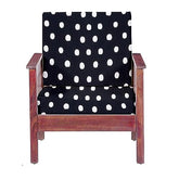 LAZI Polka Dots Sofa Cushion Cover, Stretchable Sofa Cover and Protector for Wooden Sofa