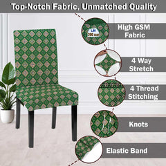 LAZI | 4 way stretchable dining slipcover on livebetterindia.com