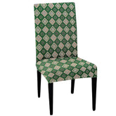 LAZI | Green Printed dining chair cover for home furnishing on livebetterindia.com