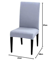 LAZI | Grey dining chair cover sizes on livebetterindia.com