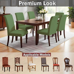 LAZI | Green Premium dining chair slipcover and Protectors on livebetterindia.com