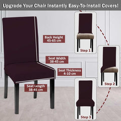 LAZI | Chair cover for old torn dining chair on livebetterindia.com