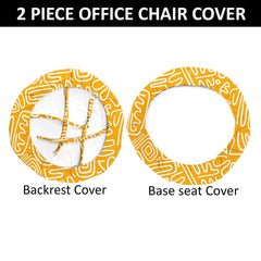 LAZI | 2 peice easy removable office chair cover on livebetterindia.com