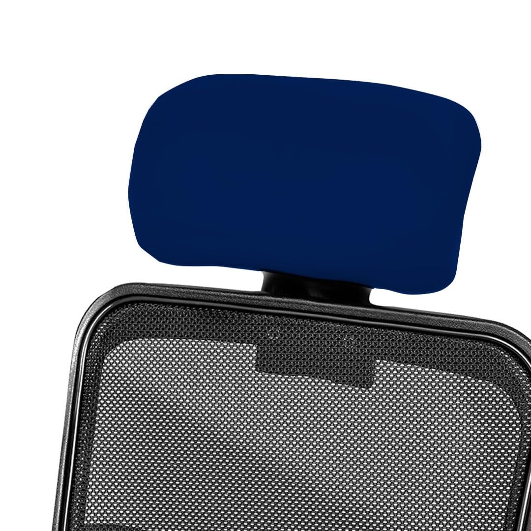 HOTKEI | Dark Office headrest cover for office chair on livebetterindia