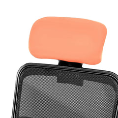 LAZI | Polyester Orange Boss chair Headrest on livebetterindia