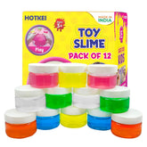 HOTKEI (Pack of 12 Slime) Multicolor Fruit Scented DIY Toy Slimy Slime Gel Jelly Putty Set Art kit Toys for Boys Girls Kids Slime-600 gm toys