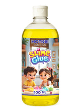 HOTKEI 500 ml Yellow Slime Glue DIY Magic Jelly Putty Toy for Slime Making Maker kit Set Liquid Gel Games Birthday Gift Toys for Boys Girls Kids for Making Slimes at Home 3 to 10 years