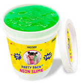 HOTKEI (1 Kg Neon Slime) Green Fruit Scented Big Slimy Slime Gel Jelly Putty Toy Slime Bucket kit Set Toys for Girls Boys Kids Neon Slime