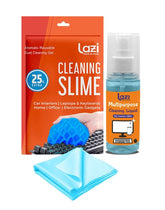LAZI Combo of Cleaning gel Slime and Cleaning Spray