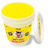 HOTKEI (1 Kg Neon Slime) Yellow Fruit Scented Big Slimy Slime Gel Jelly Putty Toy Slime Bucket kit Set Toys for Girls Boys Kids Neon Slime