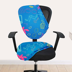 HOTKEI | set of 2 office chair cover pieces for executive chair on livebetterindia.com