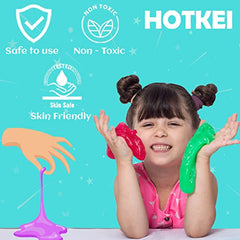 HOTKEI Multicolor Scented DIY Magic Toy Kit for Kids with Glitter | Charms | Beads