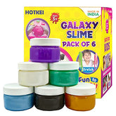 HOTKEI Fruit Scented Mix Color Galaxy Slime Gel Pack of 3 and 6
