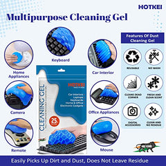 HOTKEI 100ml Laptop Screen Cleaning Liquid and Keyboard Cleaning Gel Kit for Easy Cleaning