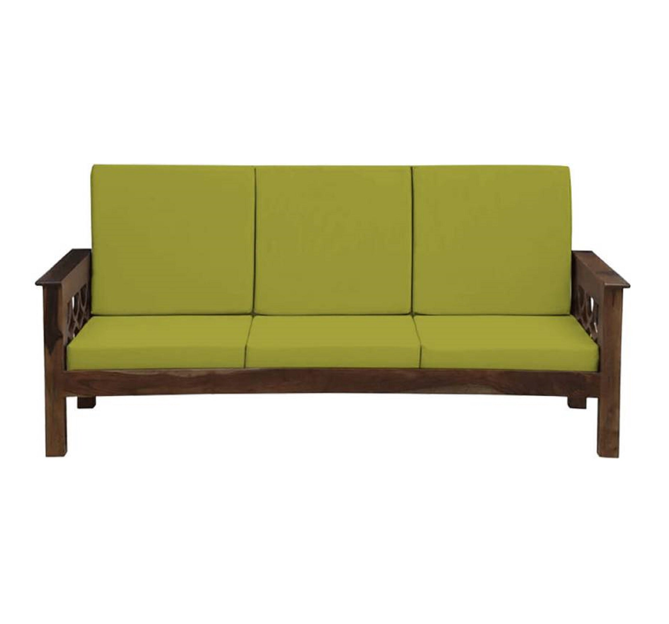 LAZI | Olive green sofa cushion cover on livebetterindia.com