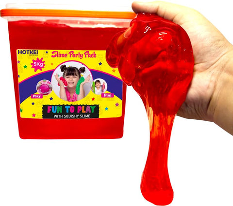 Hotkei | Red slime party bucket for kids party activity on livebetterindia.com 