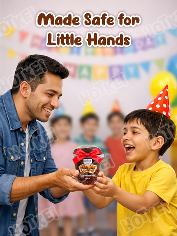 HOTKEI Chocolaty Fun Slime for Kids 3+ Years Chocolate Texture Stretchable Slime with Sprinkles Soft, Smooth & Non-Toxic, Creative Birthday & Return Gift Toy Slime for Boys & Girls