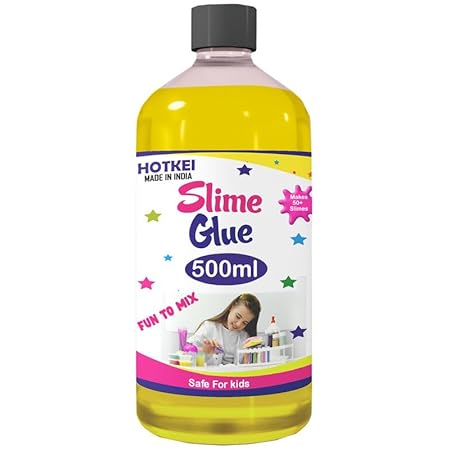 Hotkei | yellow slime glue 500ml bottle on livebetterindia.com