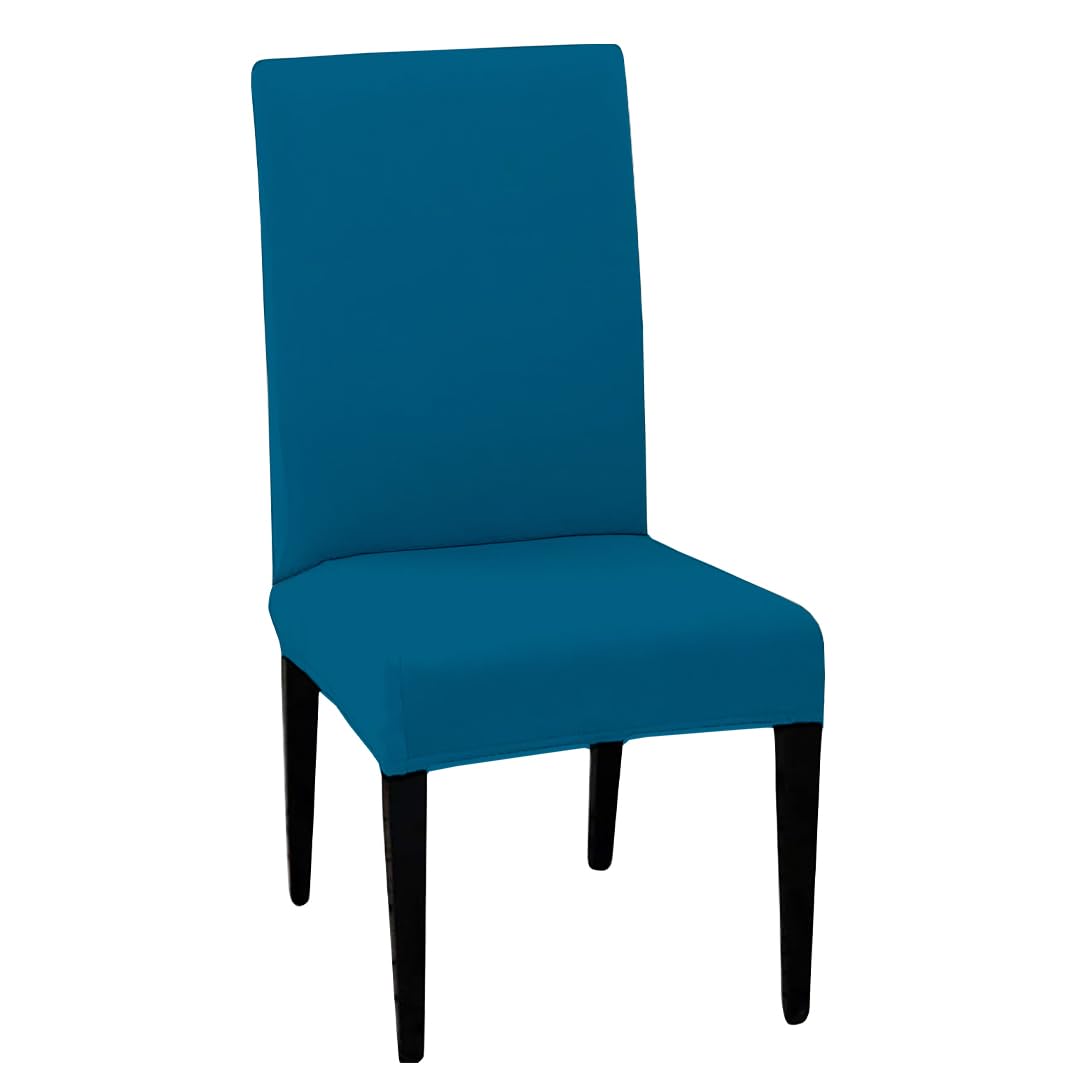 Hotkei | blue dining chair protector for single chair on livebetterindia.com