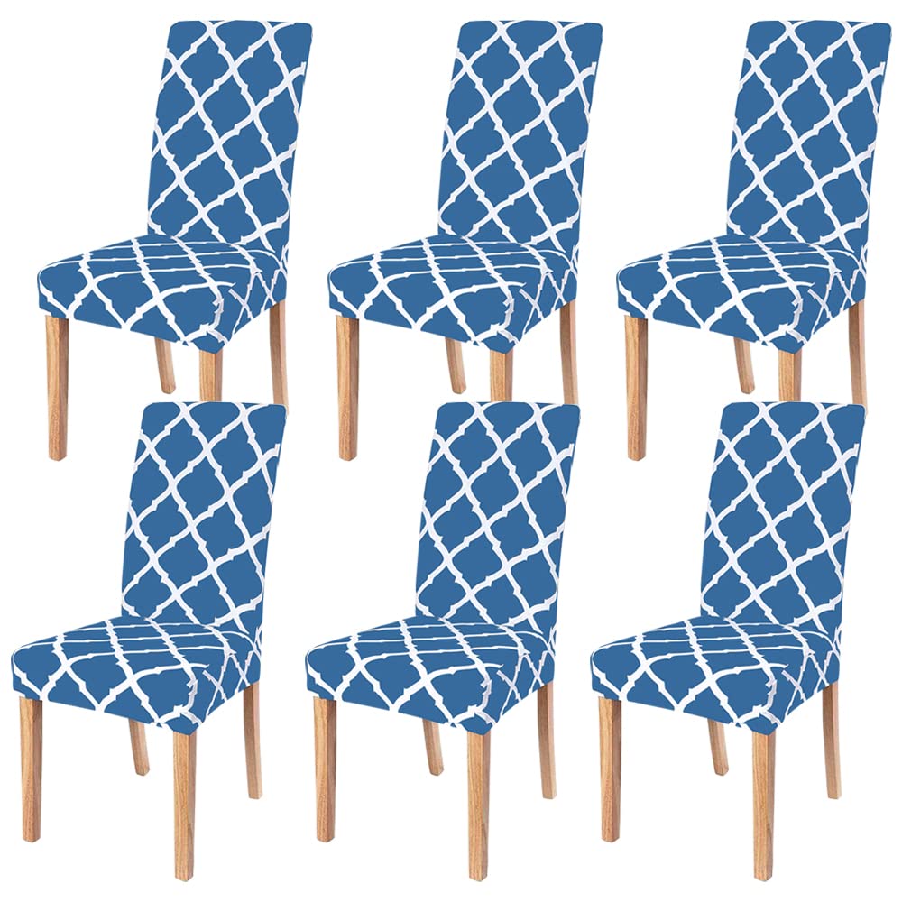 HOTKEI | 6 dining chair cover for home dining on livebetterdia.com